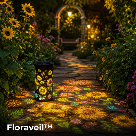 Floraveil™ Solar Sunflower Lantern