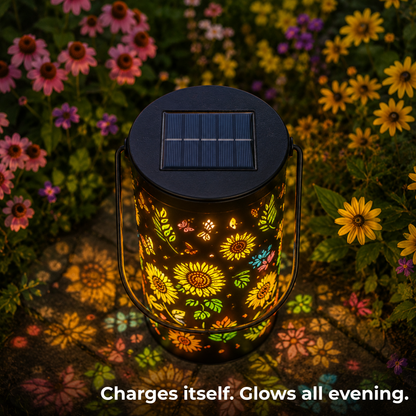 Floraveil™ Solar Sunflower Lantern
