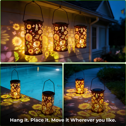 Floraveil™ Solar Sunflower Lantern