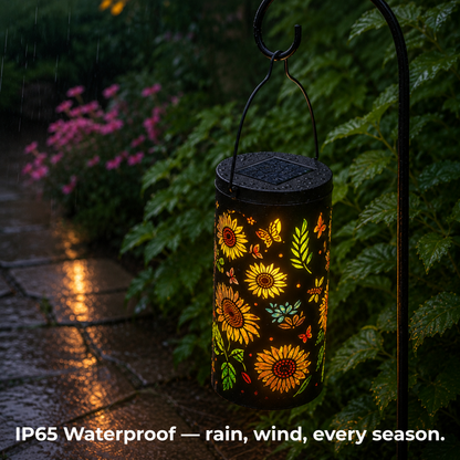 Floraveil™ Solar Sunflower Lantern