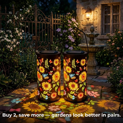 Floraveil™ Solar Sunflower Lantern